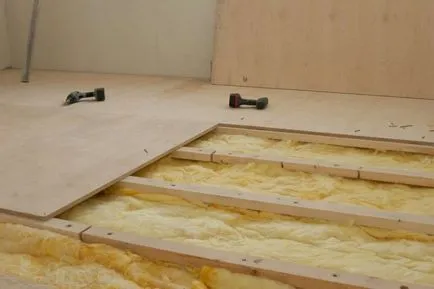 podea Rough într-o casă de lemn, cu propriile sale mâini instructiunile de dispozitiv