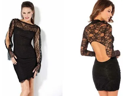 rochie de cocktail negru - priză de moda din lume!