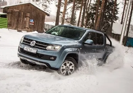 Тест драйв на Toyota Hilux и Volkswagen Amarok обратно - влезте двигател