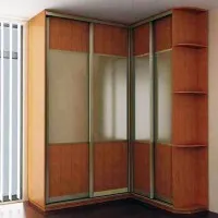 Corner szekrény a hálószobában fotó, kiválasztás, elhelyezés
