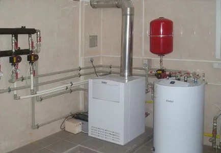 Instalarea de reguli și caracteristici de instalare cazan cu gaze