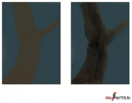lectii de pictura - cum să atragă un copac zână