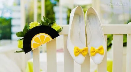 Inspiráció citrus esküvő