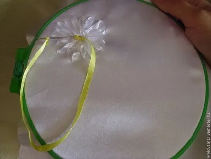 szalagok hímzés esküvői párna - Fair Masters - kézzel készített, kézzel készített