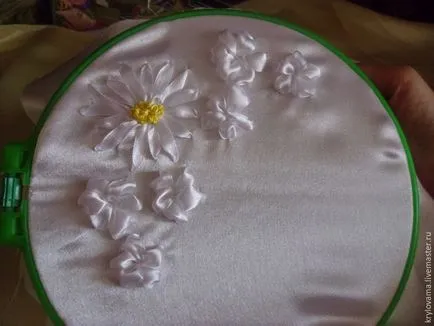 szalagok hímzés esküvői párna - Fair Masters - kézzel készített, kézzel készített