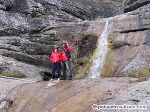 Dzhurla водопад, водопад от Крим, разглеждане на забележителности Кримския