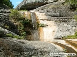 Dzhurla водопад, водопад от Крим, разглеждане на забележителности Кримския