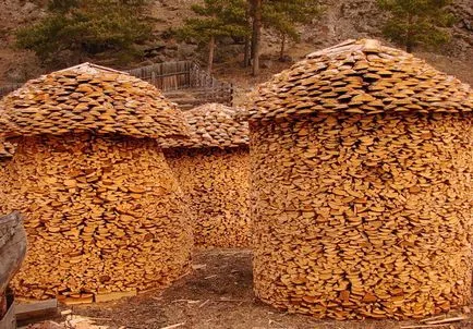 Съхраняване на дърва за горене може да бъде изкуство