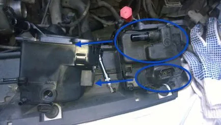 Заместване на горивния филтър Peugeot 308