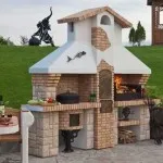 Barbecue, így (42 kép) jellemzői mezőket kályhák, kandallók, tégla, orsó, fotó- és