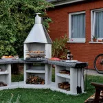 Barbecue, így (42 kép) jellemzői mezőket kályhák, kandallók, tégla, orsó, fotó- és