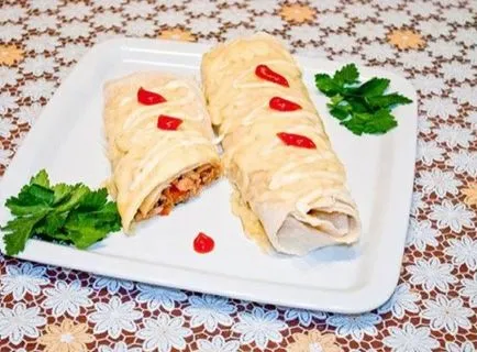 Burrito recept egy fotó