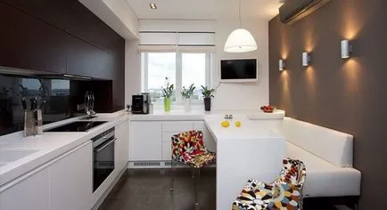 Tervezés és belső tér egy modern konyha fotó