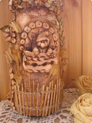 gnome ház (só tészta fa rozetta) ország művészek
