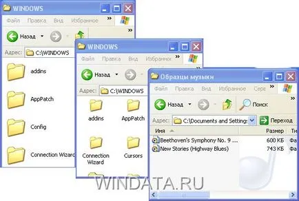 Файлове и папки, Windows XP, Windows енциклопедия