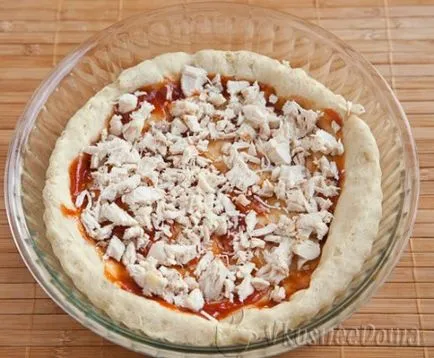 Hawaii pizza recept egy fénykép és egy klasszikus és Amerikában