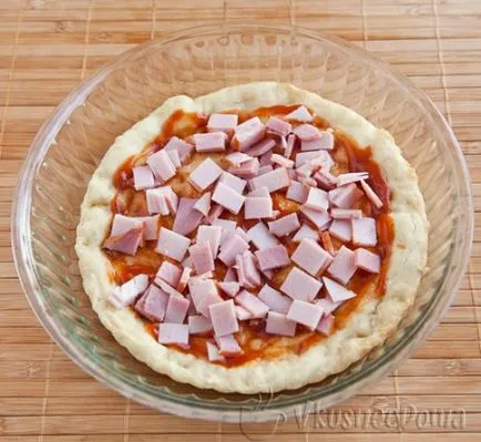 Hawaii pizza recept egy fénykép és egy klasszikus és Amerikában