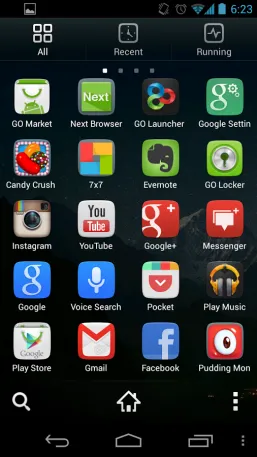 Go Launcher - Új életet a smartphone!