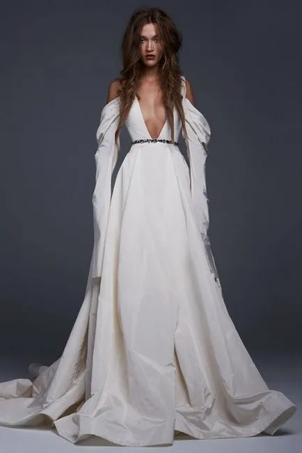 mireasa medievala gotica - rochie de mireasa vera wang, revista cosmopolită