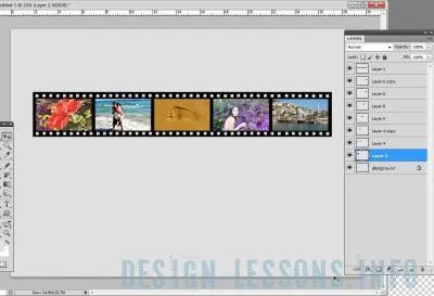 Simulați film în Photoshop - lecții Adobe Photoshop