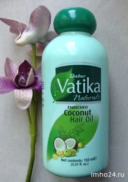 A Dabur Vatika dúsított kókuszolaj a haj vélemények