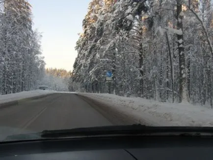 Cum se ajunge la stațiunile de schi din Korobitsyno cu masina (traseu în imagini)