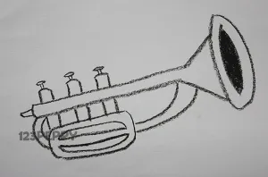 Hogyan kell felhívni a trombita fokozatosan ceruza