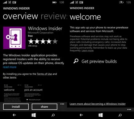 Hogyan frissíteni egy okostelefon Windows Mobile 10