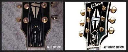 Hogyan lehet megkülönböztetni a valódi Gibson Les paul hamisított