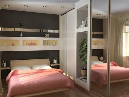 Как да си направим красив интериор на спалня в Хрушчов снимка 17 комфортни стаи в Хрушчов, особено
