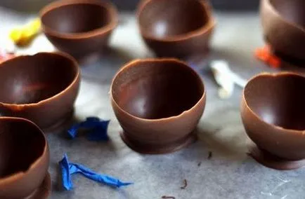 Как да се готви шоколадов десерт чаши