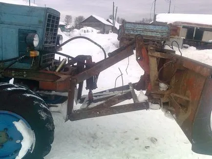 Cum de a face lama pe tractor cu mâinile