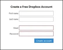 Cum se instalează dropbox, venit în etapa de rețea cu pas