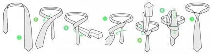 Как да вратовръзка вратовръзка стъпка по стъпка ръководство за схемата, инструкции видео