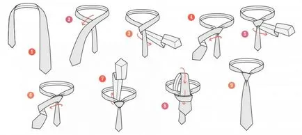 Как да вратовръзка вратовръзка стъпка по стъпка ръководство за схемата, инструкции видео