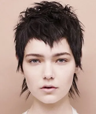 Бъч Гаврош в краткосрочен и средносрочен коса снимки на модели през 2017 г. за дълга коса