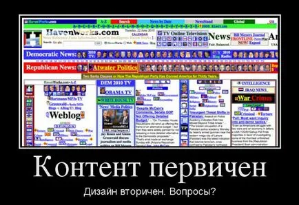 Всички наши съдържание или съдържание роля в развитието на сайта