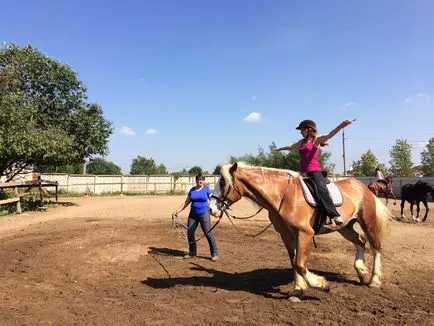 Ecvestru Club din Moscova - un cal și o iapă