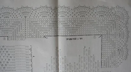 Gyönyörű terítő szövet és csipke, kézimunka