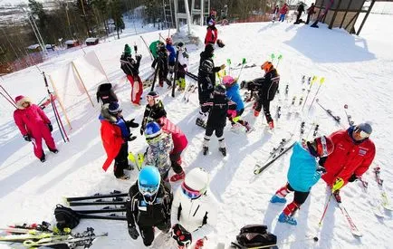 Golden Valley Resort, Snow síközpont, a központban van egy piros-tó - a ház mellett