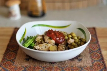 Csirkemell filé burgonyával - recept fotókkal