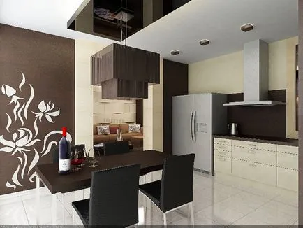Bucătărie în stil de minimalismul - 20 fotografii de design interior