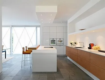 Кухня в стила на минимализма - функционалност и простота на 80 снимки