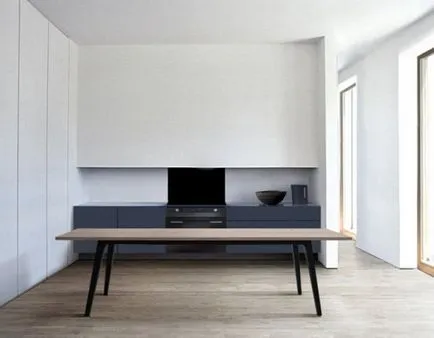 Bucătărie în stil de minimalismul - funcționalitatea și simplitatea de 80 de fotografii