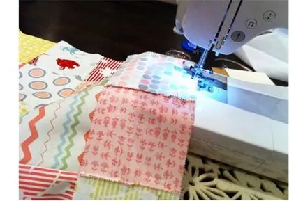 Patchwork takaró kezével - a legjobb tervezési megoldások