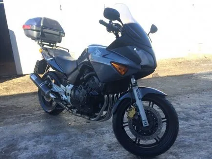 Személyes tapasztalat Honda CBF600 2004 - tisztítsa meg a kipufogócsonk