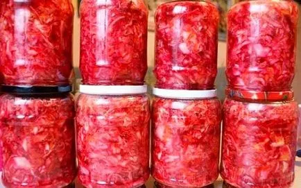 Pác káposzta bystrenkomu 3 receptet cékla, paprika és sárgarépa