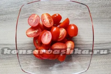 Мариновани домати бързо хранене Cherry