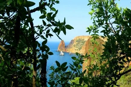 Capul Fiolent, călătoria cu Tatyanoy Vysotskoy