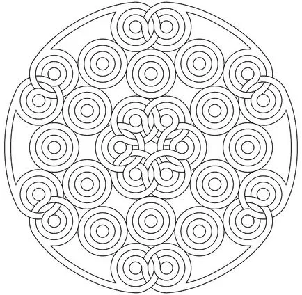 Meditáció egy mandala